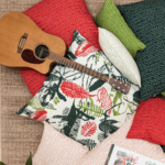 Housse de coussin lin 80x80 - Motif RECANTO – Image 4