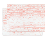 Set de table lin (par 2) encadré 35x50 - Motif ARRASTA PÉ couleur ROUGE