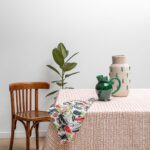 Nappe de table lin - Motif ARRASTA PÉ couleur ROUGE – Image 2