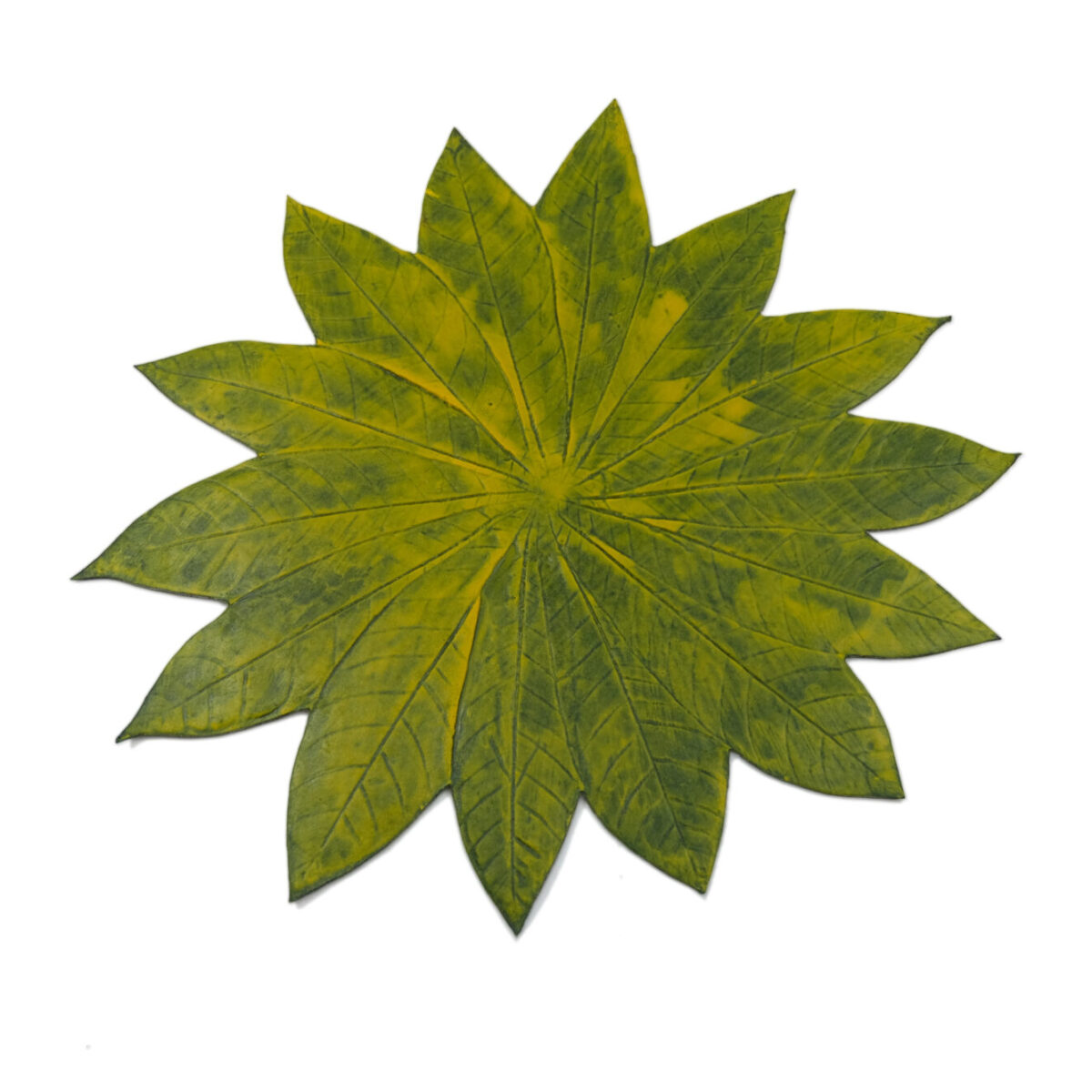 Dessous de plat SERINGUEIRA couleur VERT-JAUNE - caoutchouc naturel